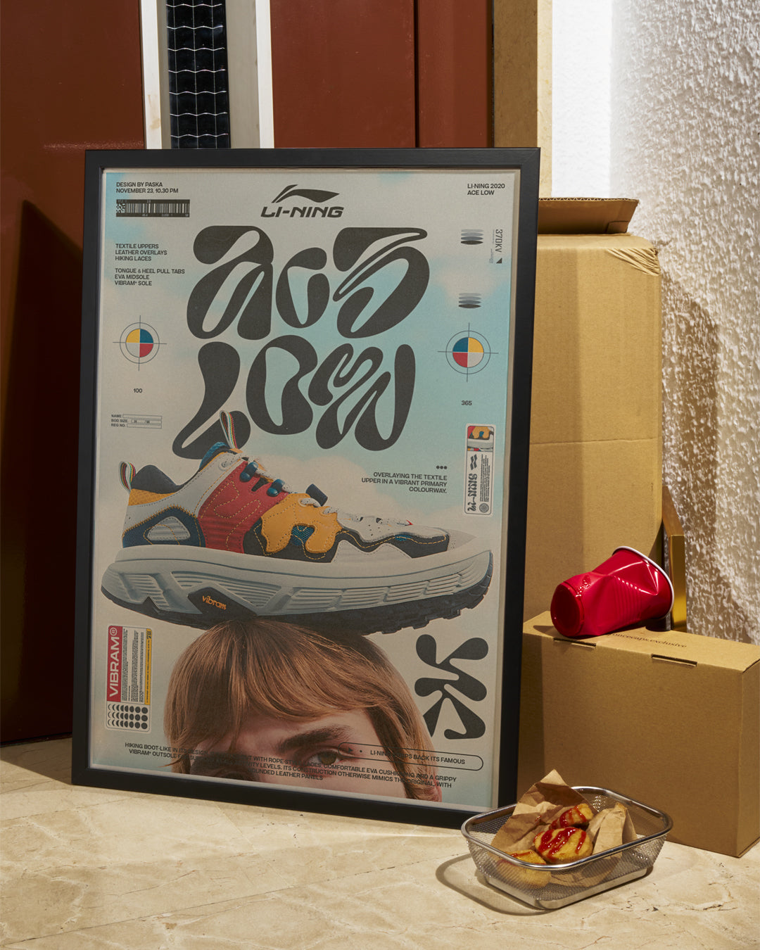 Li-Ning 2020 Ace Low - Retro Sneaker Poster