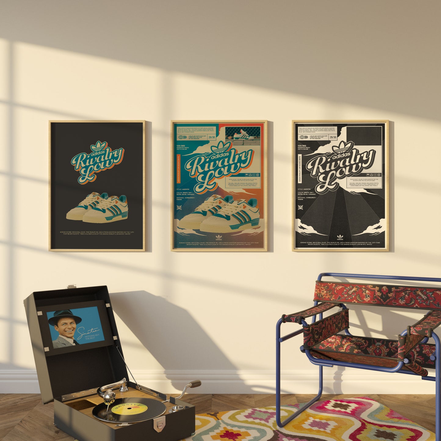 Adidas Rivalry Low 86 NYC - Retro Sneaker Poster