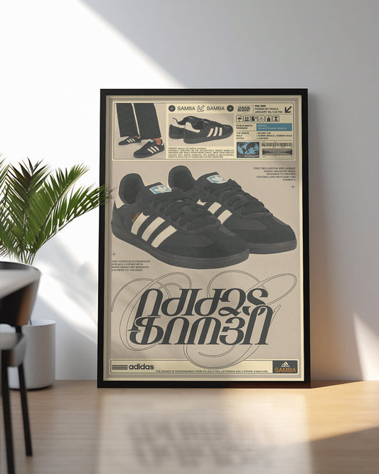 Adidas Samba OG - Retro Sneaker Poster